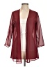 Unbranded Burgundy Kimono Size L - photo 1