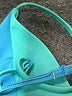 Unbranded Color Block Blue Swimsuit Top Size M (estimated) - photo 3