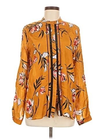 Vineet Bahl Long Sleeve Silk Top (view 1)