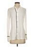 MNG 100% Viscose Ivory Long Sleeve Blouse Size 2 - photo 1