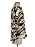Zara Animal Print Brown Long Sleeve Blouse Size S - photo 4