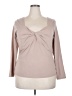 Old Navy Tan Long Sleeve Blouse Size 2X - photo 1