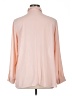 ELOQUII 100% Polyester Color Block Pink Long Sleeve Blouse Size 16 - photo 2
