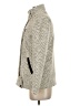 Rebecca Taylor Chevron-herringbone Ivory Jacket Size 4 - photo 5