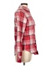 American Eagle Outfitters Plaid Red Long Sleeve Button-Down Shirt Size 10 - photo 4