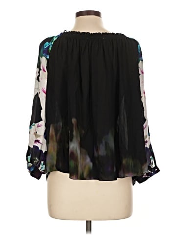 Nicole Miller Artelier 3/4 Sleeve Silk Top (view 2)