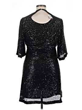 green emerald velvet dress Ensley Navy Sequin Sweetheart Long-Sleeve Maxi Dress  Club L London