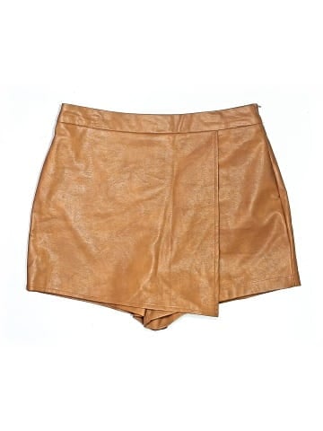 iris Faux Leather Skirt (view 1)