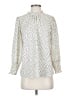 Carolina Belle 100% Polyester Polka Dots Ivory Long Sleeve Blouse Size S - photo 1