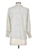 Carolina Belle 100% Polyester Polka Dots Ivory Long Sleeve Blouse Size S - photo 2