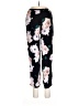 Ekouaer 100% Rayon Floral Black Casual Pants Size L - photo 2