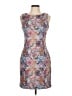 H&M Paisley Gray Cocktail Dress Size 10 - photo 1