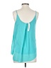 JJ Perfection 100% Polyester Teal Sleeveless Blouse Size S - photo 2