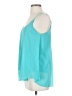 JJ Perfection 100% Polyester Teal Sleeveless Blouse Size S - photo 5