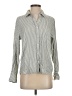 Splendid 100% Viscose Stripes Gray Long Sleeve Button-Down Shirt Size XS - photo 1