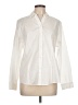 Chico's 100% Cotton Ivory Long Sleeve Button-Down Shirt Size Lg (2) - photo 1