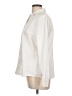 Chico's 100% Cotton Ivory Long Sleeve Button-Down Shirt Size Lg (2) - photo 5