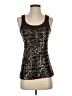 The Limited 100% Polyester Gold Sleeveless Top Size XS - photo 1