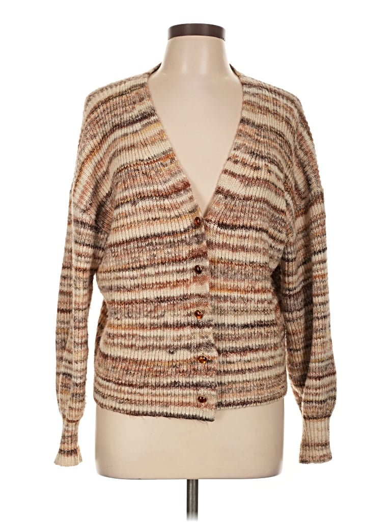 Pre-owned Heartloom Cardigan Sweater In Brown