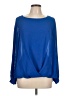 Vince Camuto 100% Polyester Blue Long Sleeve Blouse Size L - photo 1