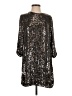 Parker 100% Silk Stars Silver Cocktail Dress Size S - photo 1
