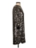 Parker 100% Silk Stars Silver Cocktail Dress Size S - photo 4