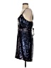 BCBGMAXAZRIA 100% Polyester Blue Cocktail Dress Size 4 - photo 5