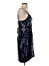 BCBGMAXAZRIA 100% Polyester Blue Cocktail Dress Size 4 - photo 4