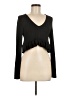 Nasty Gal Inc. Black Long Sleeve Top Size 6 - photo 1