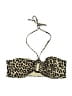 H&M Animal Print Gold Swimsuit Top Size 14 - photo 1