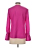 Banana Republic Pink Long Sleeve Blouse Size XS - photo 2