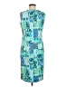 SOHO Apparel Ltd Graphic Teal Cocktail Dress Size 8 - photo 2