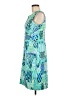 SOHO Apparel Ltd Graphic Teal Cocktail Dress Size 8 - photo 5