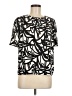 J.Crew 365 100% Polyester Black Short Sleeve Blouse Size 8 - photo 1