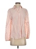 Chico's 100% Lyocell Stripes Pink Long Sleeve Blouse Size Sm (0) - photo 1