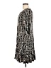 Connected Apparel Paisley Gray Casual Dress Size 8 - photo 5