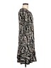 Connected Apparel Paisley Gray Casual Dress Size 8 - photo 4