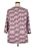 Cj Banks Purple 3/4 Sleeve Blouse Size 2X - photo 2
