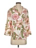 MNG Floral Ivory 3/4 Sleeve Blouse Size 4 - photo 1
