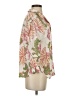 MNG Floral Ivory 3/4 Sleeve Blouse Size 4 - photo 4