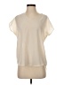 Japna 100% Polyester Ivory Short Sleeve Blouse Size XS - photo 1