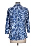 Unbranded Blue 3/4 Sleeve Blouse Size L (estimated) - photo 2