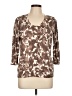 Unbranded Brown Silk Cardigan Size L (estimated) - photo 1
