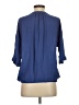 Joie 100% Silk Blue 3/4 Sleeve Silk Top Size S - photo 2