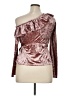 StyleStalker Burgundy Long Sleeve Blouse Size XL (estimated) - photo 2
