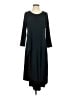 Sun Kim Solid Black Casual Dress Size XS - photo 1