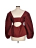 Jonathan Simkhai Red 3/4 Sleeve Blouse Size 10 - photo 2
