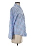 Vineyard Vines 100% Cotton Checkered-gingham Blue Long Sleeve Button-Down Shirt Size 4 - photo 4