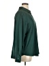 Maison d' Amelie Solid Green Long Sleeve Blouse Size XL - photo 4