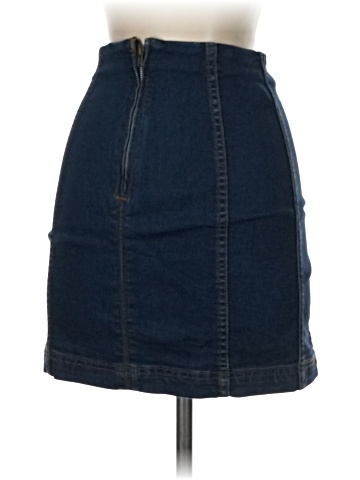 Free People Denim Skirt (view 2)
